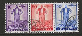 1936 : 3-er Streifen Nr. Z24A : KP 190.--