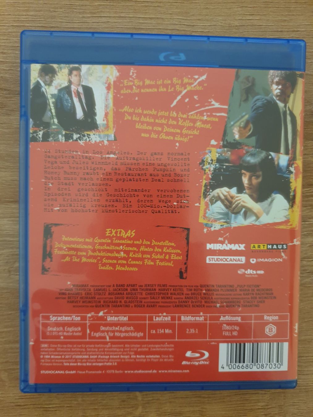 Tutti i DVDs: Pulp Fiction - Jack Rabbit Slim's Edition - Fan Collection – Usato da Pieterlen venduto da Natschoooo 4