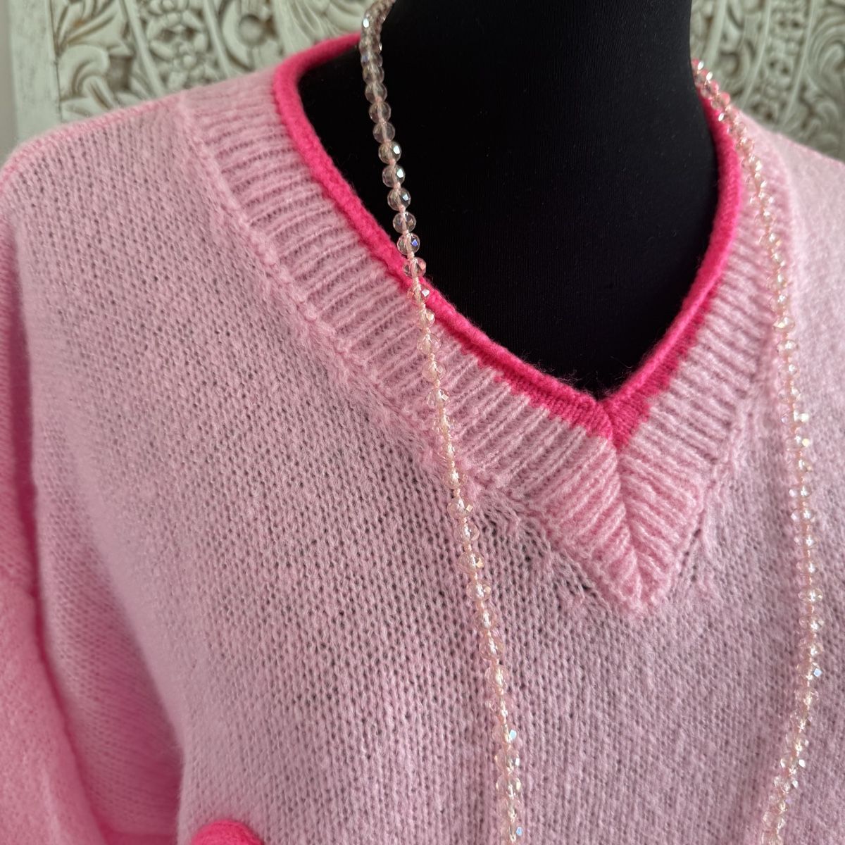Maglioni & Felpe: Trendy V-Pullover Rosa pink L  – Nuovo (secondo la descrizione) da Wettswil venduto da toskana2002golf 3