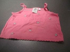 Top Grösse 104, rosa/Blümchen