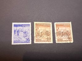 DDR 1953  Mi. 355-56 gest. + * ohne Gummi (3442)