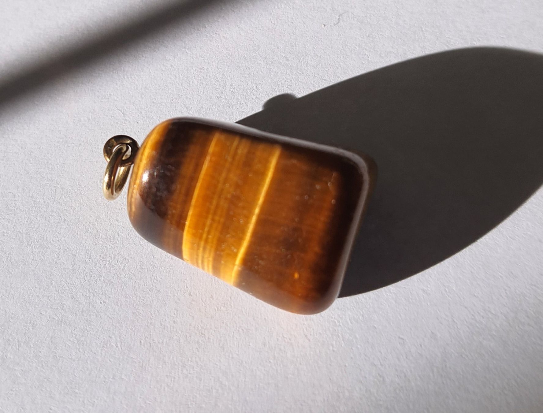 Anhänger: Tigerauge Edelstein Anhänger – Gebraucht aus Zollikerberg von Sell-Buy-it