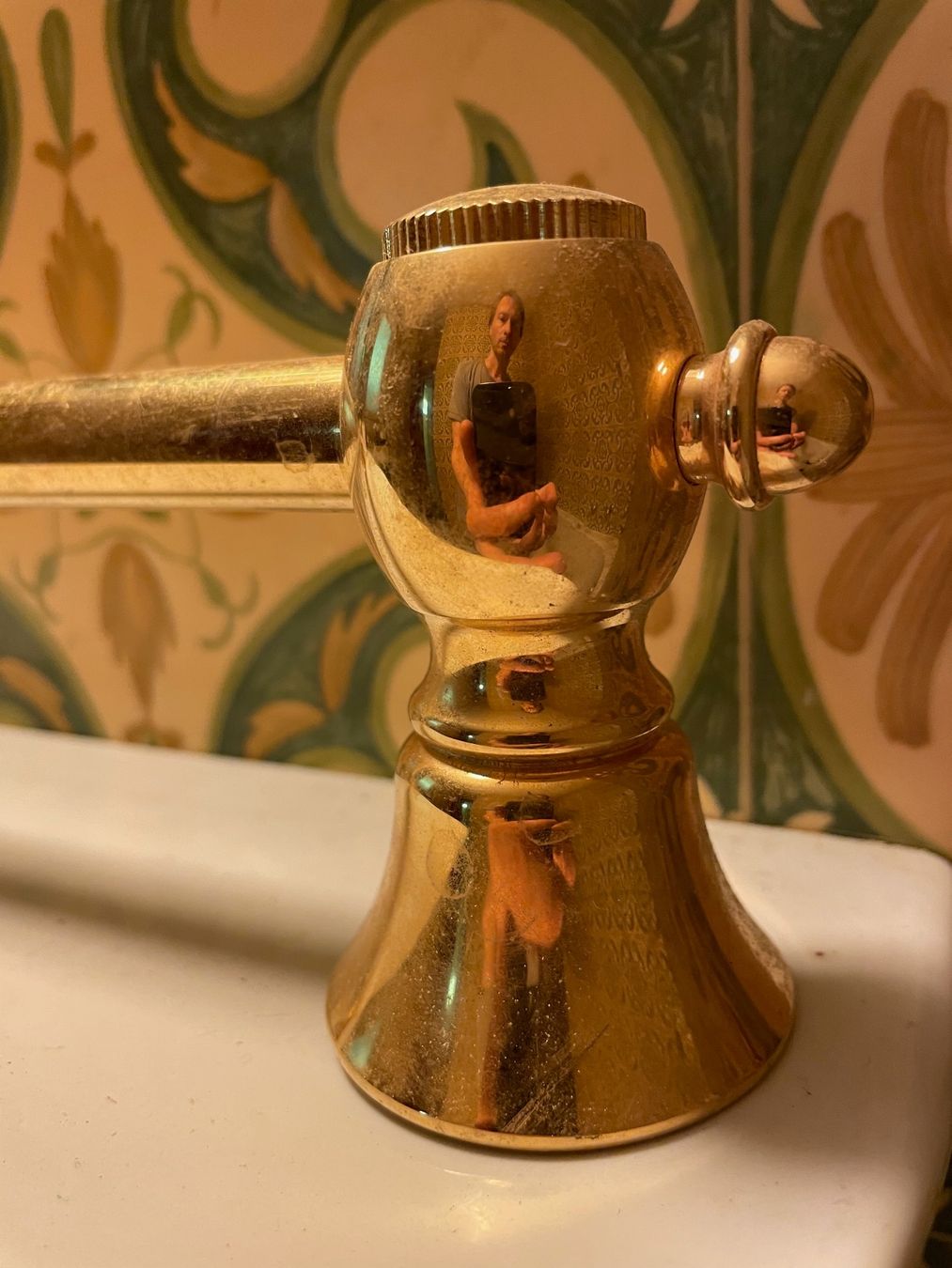 Supporti a parete: Orient Express Badetuchstange echt vergoldet – Usato da Herrenschwanden venduto da Katja71 1