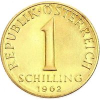 1 SCHILLING REPUBLIK ÖSTERREICH  Gestalter: Edwin Grienauer