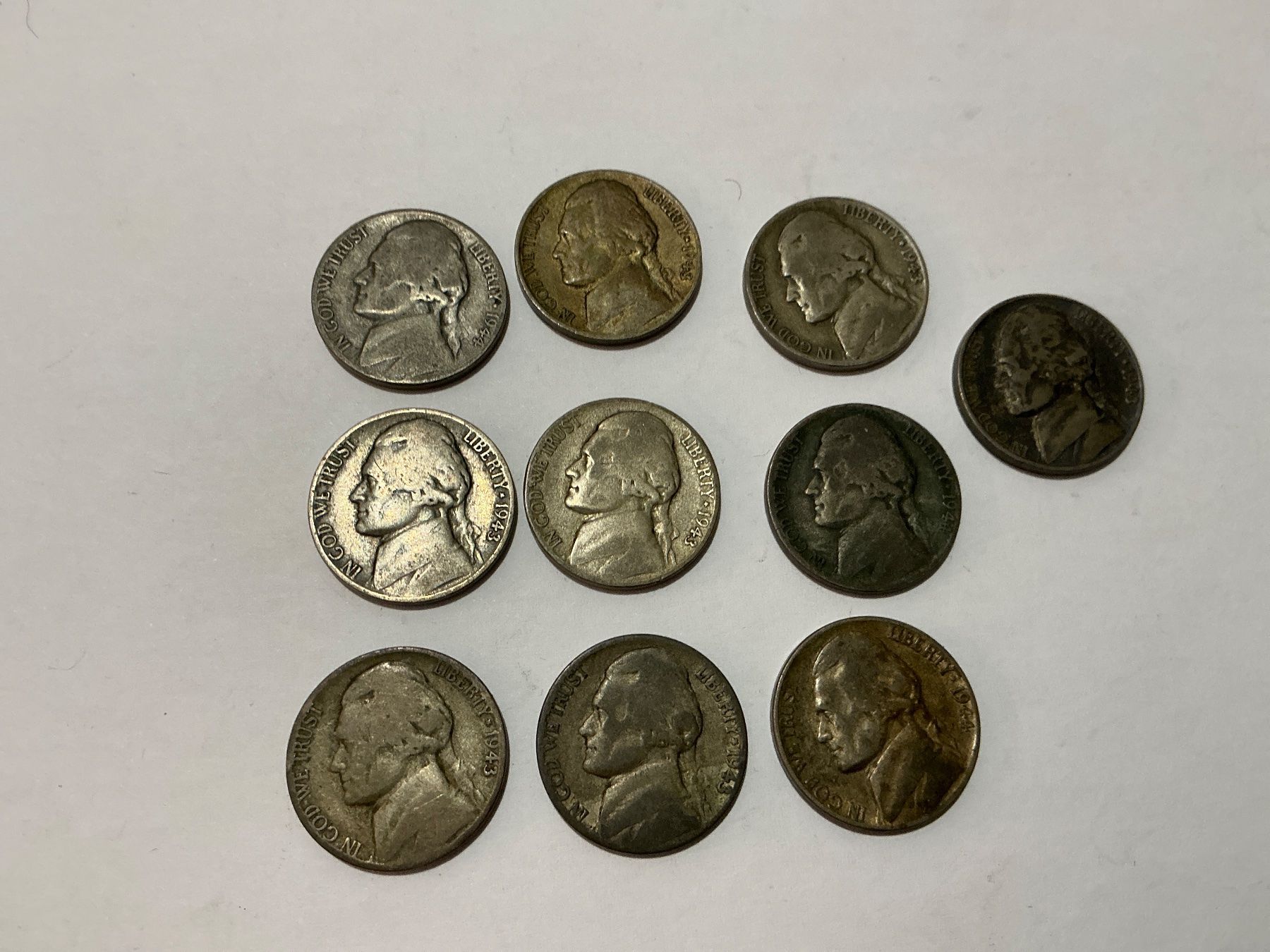 Tutti le monete: 10 x 5 Cents USA Silber – Usato da Oberurnen venduto da Numi2000 1