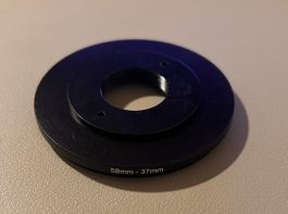58mm–37mm Step Down Ring – Metall Adapter für Kameraobjektiv