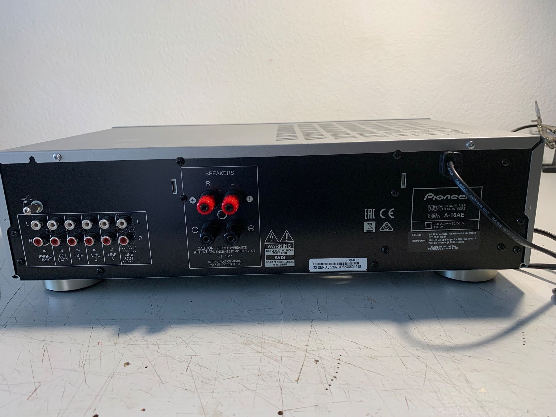 Pioneer Amplificatori: Verstärker Pioneer A-10AE silber – Usato da Riehen venduto da mau_b8db 2