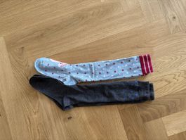 2 Paar Kniesocken, Grösse 31-34