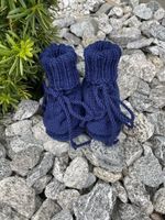 Finkli / Babyfinkli handgestrickt dblau