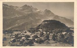Hohfluh bei Meiringen BE Dorfansicht Panorama