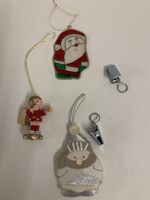 3x Weihnachtsschmuck Christbaumschmuck Deko Vintage