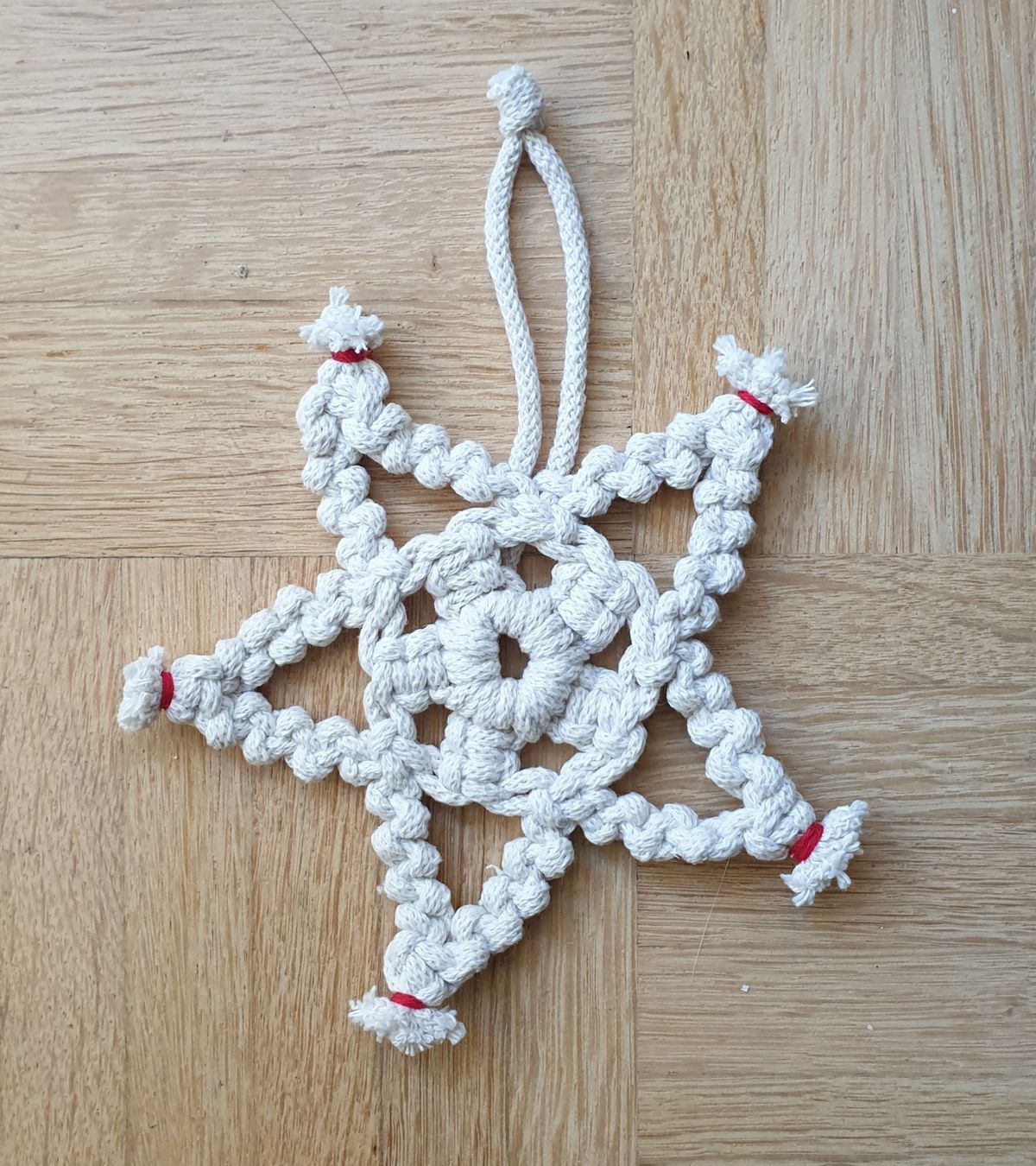 Tutte le decorazioni: Makramee Weihnachtsdeko Set –Pferd Sterne rustikale Boho – Nuovo (secondo la descrizione) da Gelterkinden venduto da Macrameed 2