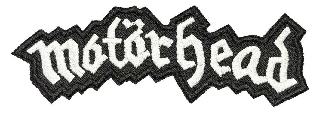 Patches: Patch brodé Motorhead noir blanc /M100 – Neu und originalverpackt aus Allens von MADE.IN.ROCK.N.ROLL
