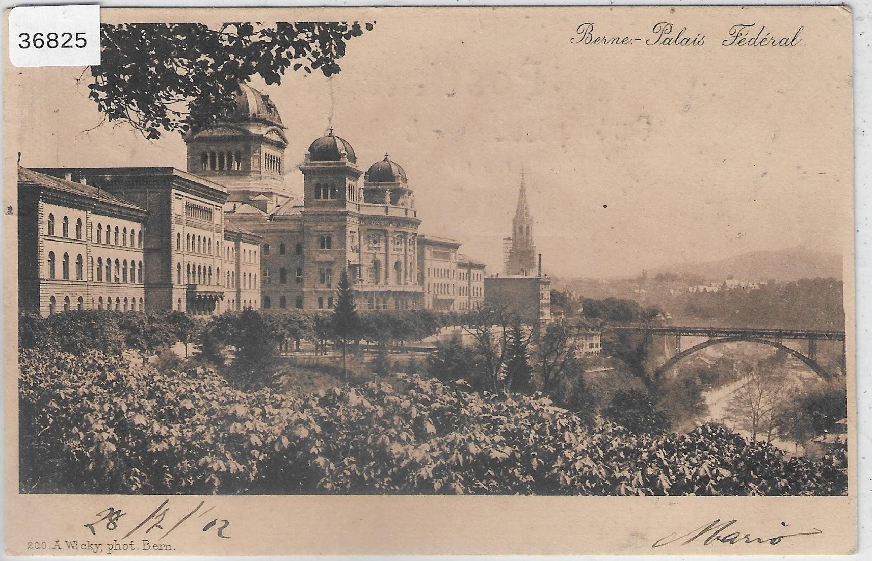Cartoline postali: Berne - Palais Federal – Usato da Ettingen venduto da Kartenplanet