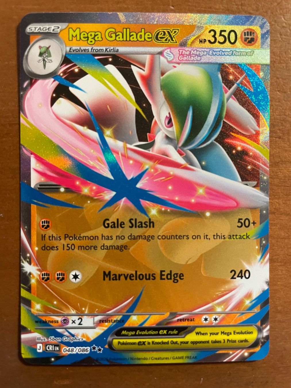 Pokémon Sammelbilder & Trading cards: Pokemon Mega Gallade eX (Versand gratis) – Neu (gemäss Beschreibung) aus Chur von Angerson