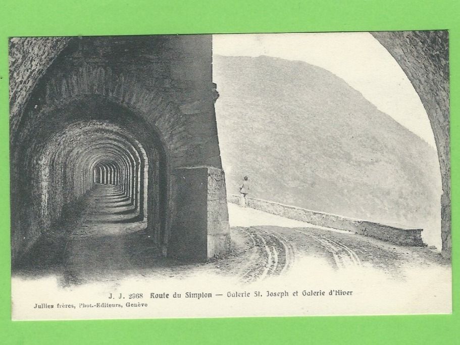 Cartoline postali: Route de Simplon - Galerie St. Joseph – Nuovo (secondo la descrizione) da Zürich venduto da t24_de