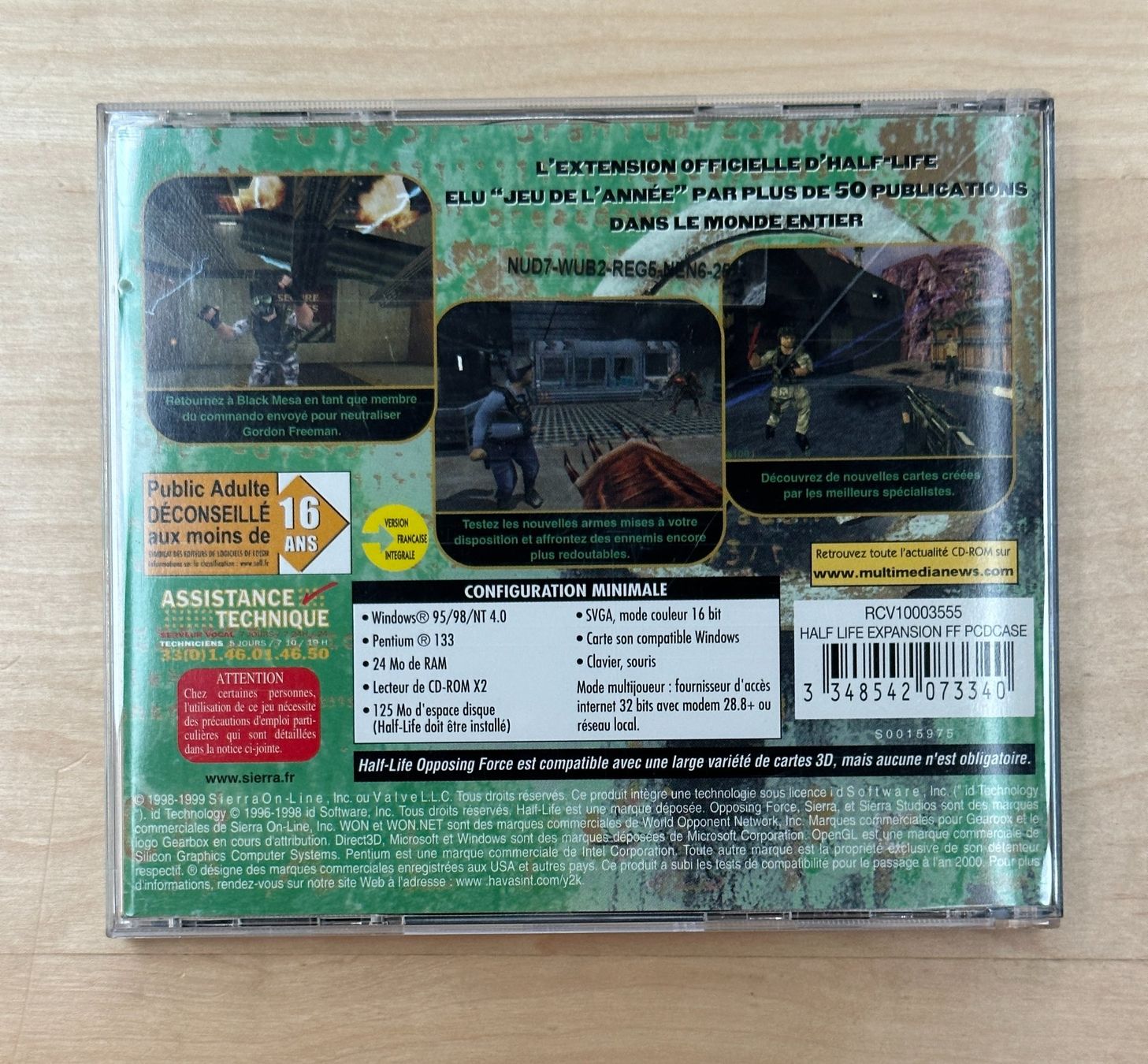 Giochi: Half Life - Opposing Force - PC - FR – Usato da Genève venduto da Jeux_Retro 1