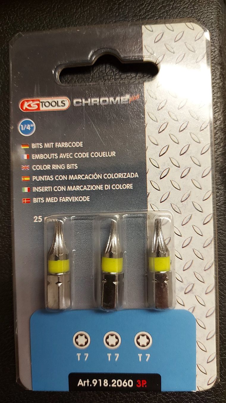 KS Tools Tutti gli attrezzi: Torx Bit 3 stück Grösse 7 – Nuovo (secondo la descrizione) da Schönengrund venduto da nae_8cty