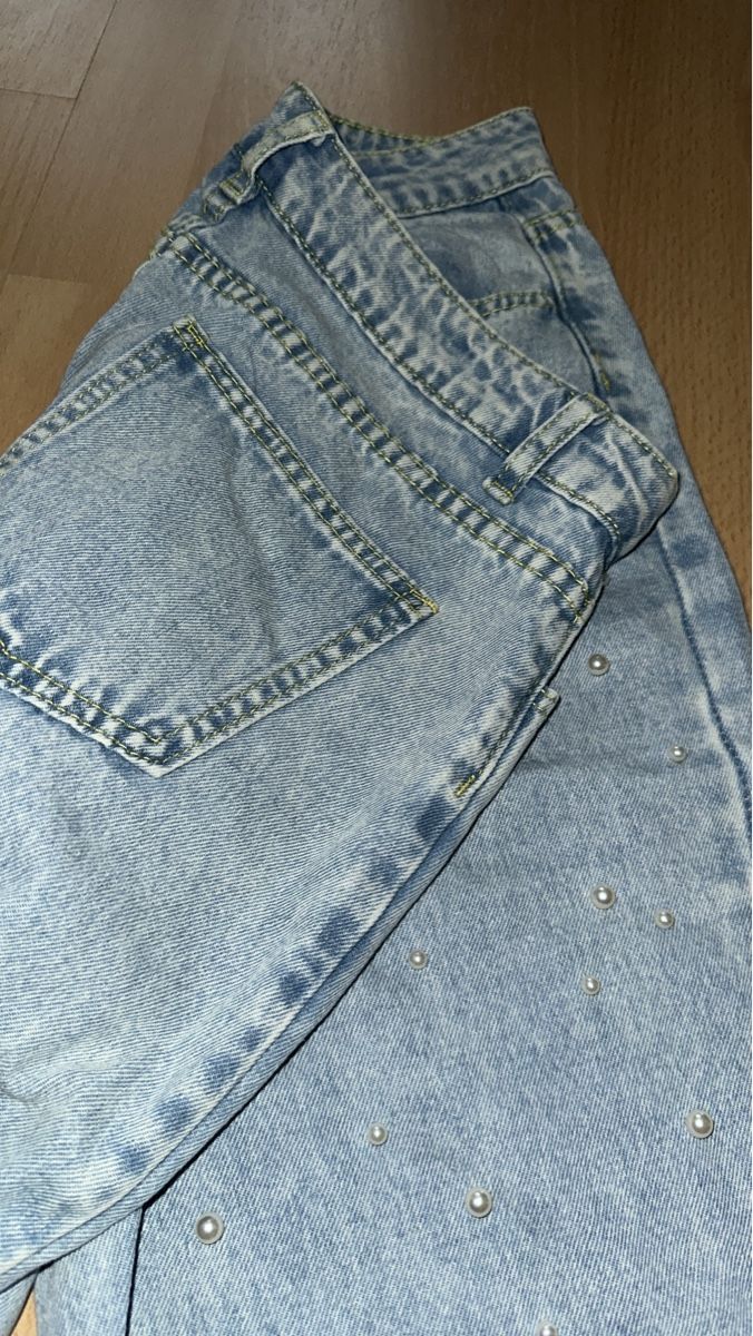 Jeans: Jean Mom clair, taille 38, avec perles – Nuovo (secondo la descrizione) da Bülach venduto da sar_j6bk 1