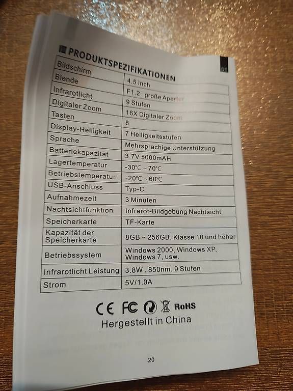 Feldstecher: Nachtsichtgerät – Neu und originalverpackt aus Liestal von chaos666 3