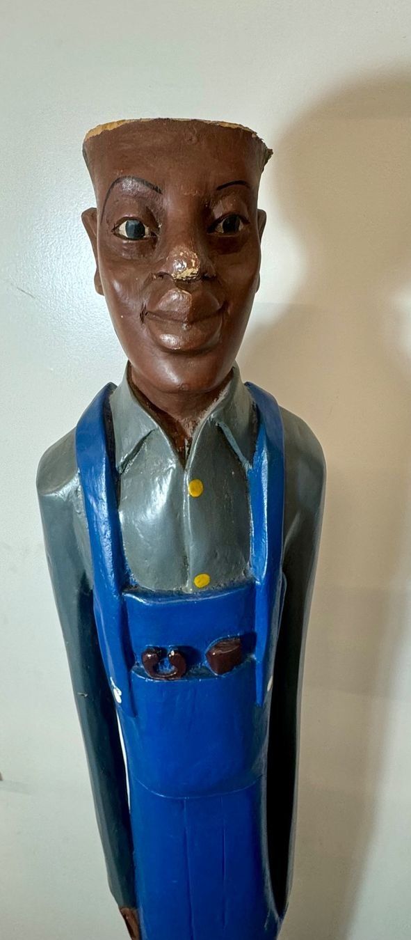 Figuren: Kolonialfigur Statue, Figur, 180cm Boulé Mann, Holzfigur – Gebraucht aus Affoltern am Albis von Birdy8910 2