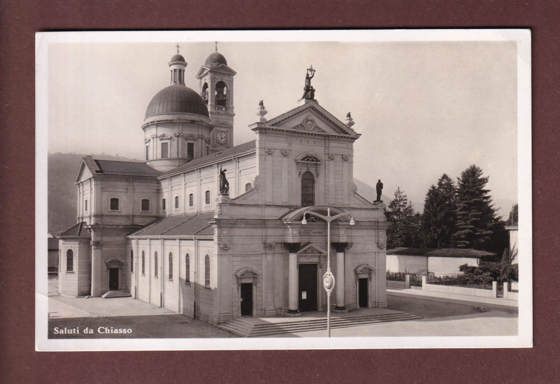 Cartoline postali: CHIASSO - Chiesa – Usato da Pully venduto da nicecards-shop