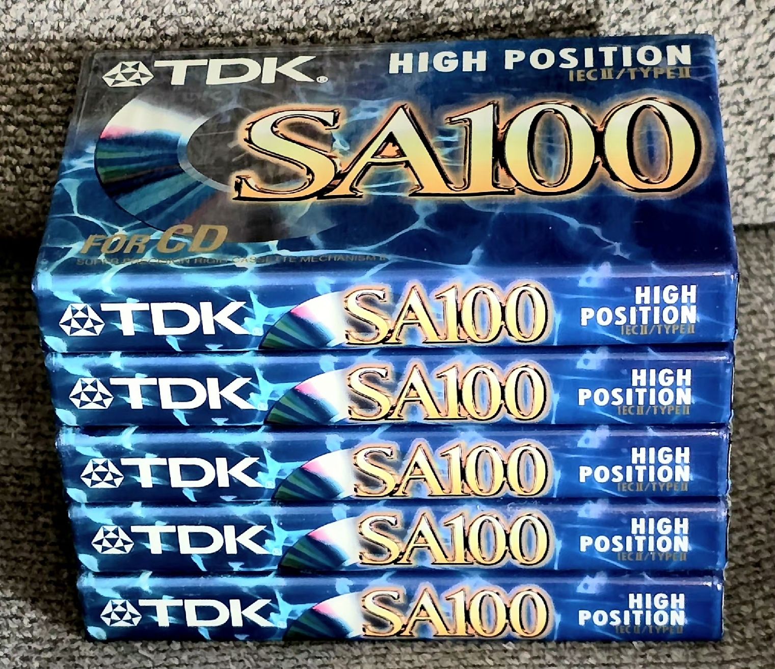 Musicassette: TDK"SA-100" top cassettes type II – Nuovo e nell'imballaggio originale da LAUSANNE venduto da Mistersound 2