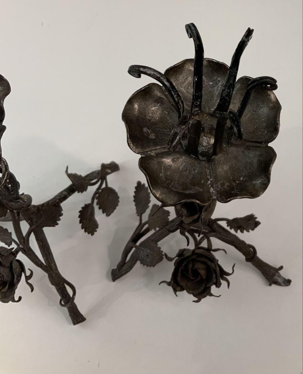 Kerzenständer: Paire de chandelier en fer forgé – Gebraucht aus rolle von Tontonjulot 6