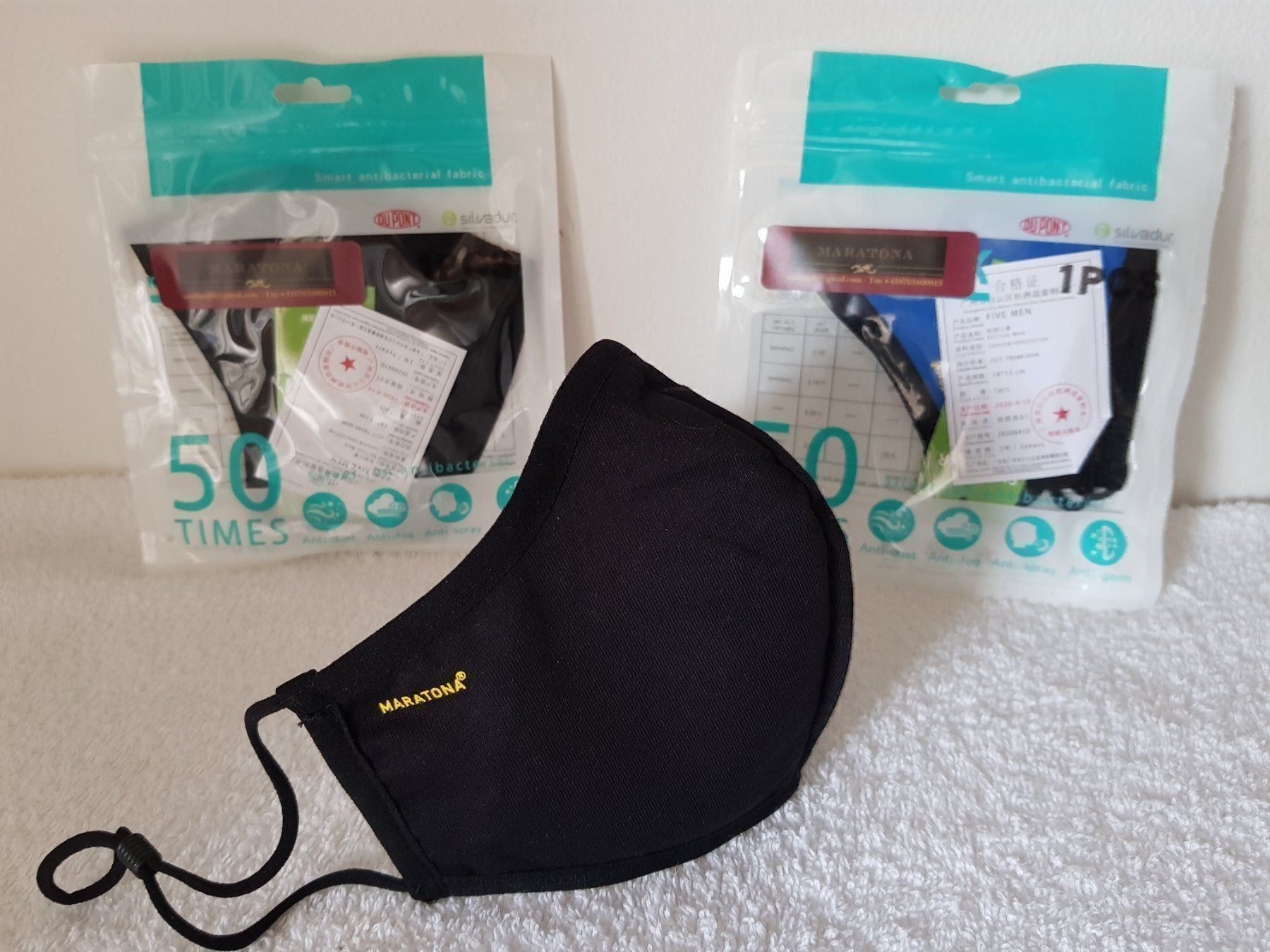 Prevenzione: Masques tissu lavable antibactérienne – Nuovo e nell'imballaggio originale da Lausanne venduto da azu_7b5w 1
