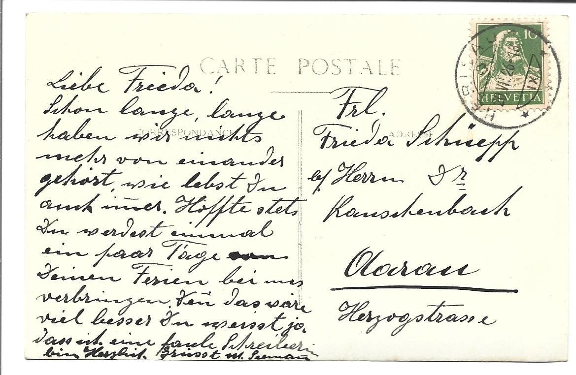 Cartoline postali: AK  Herisau  Hotel – Usato da Appenzell venduto da mai25 1