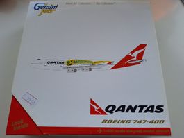 Qantas Socceroos Boeing 747-400 1:400