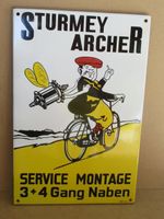 Sturmey Archer  Emailschild  EMAG  Zürich / ca. 60 x 40 cm