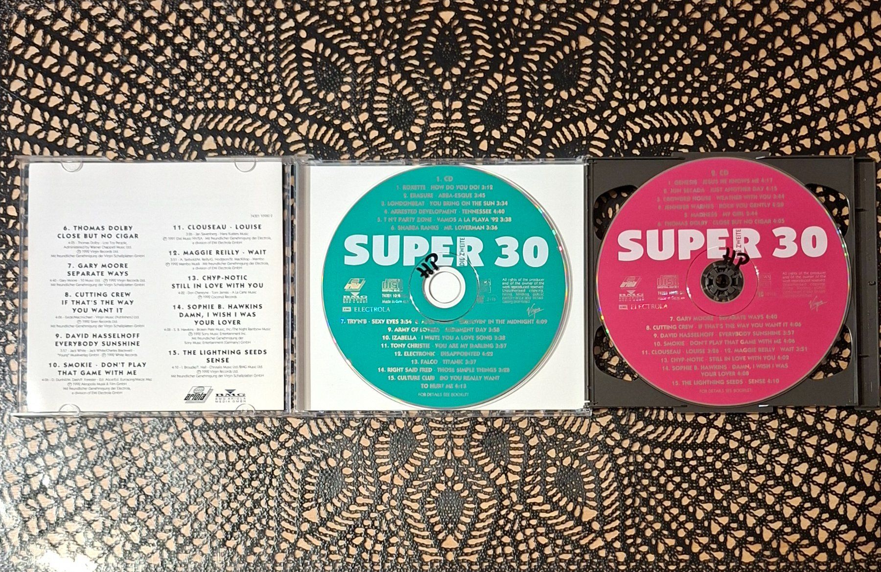 CD: Super 30 - Die Zweite, 2CD Hit Compilation Sampler 1992 – Usato da Schönenberg TG venduto da breiti12 2