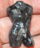 Deko - Heilstein A-331 – Torso – Larvikite – ca. 3,5 cm