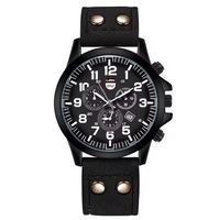 **LIAN DU Herrenuhr Chronograph Lederarmband 8.-Fr.Stück**