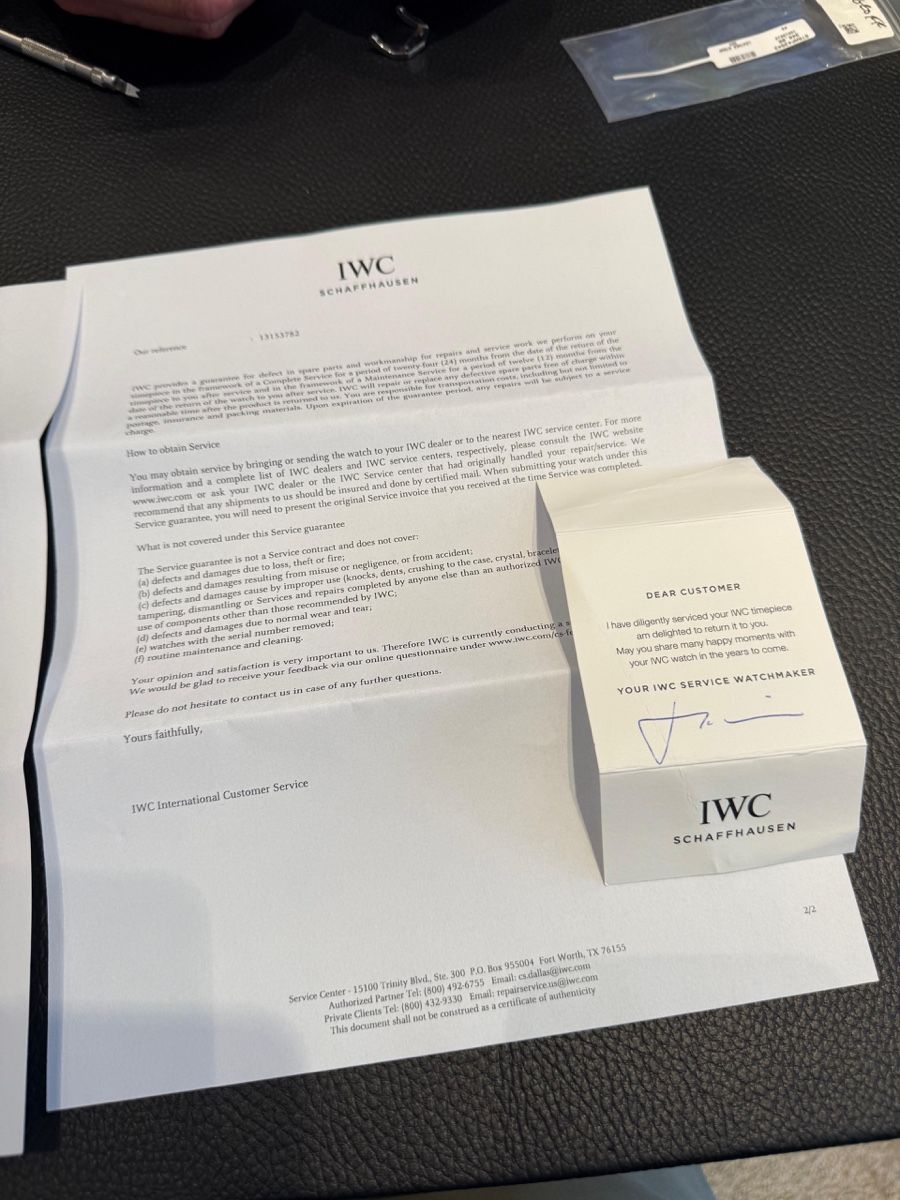 IWC Orologi: IWC – Nuovo (secondo la descrizione) da Schaffhausen venduto da JohnT02 8
