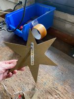 Fensterladen deko Holz Sterne
