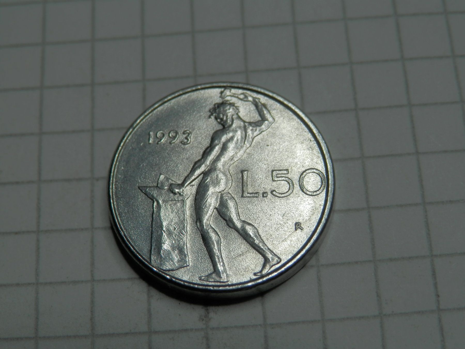 Tutti le monete: Italien 50 Lire, 1993 – Usato da Weiach venduto da weiach81