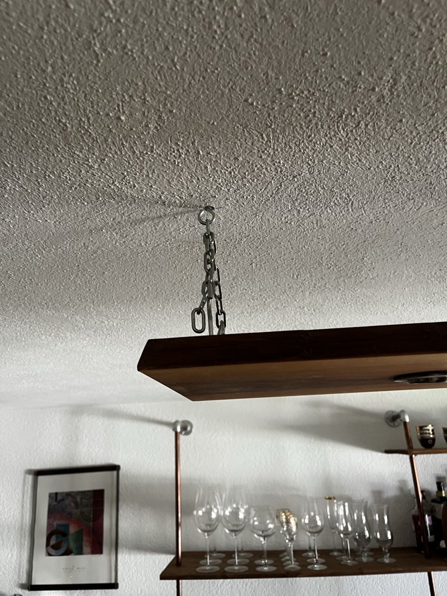 Kronleuchter & Deckenlampen: Hängeleuchte Holz mit 5 Spots – Gebraucht aus Biel/Bienne von a.hirzel 1