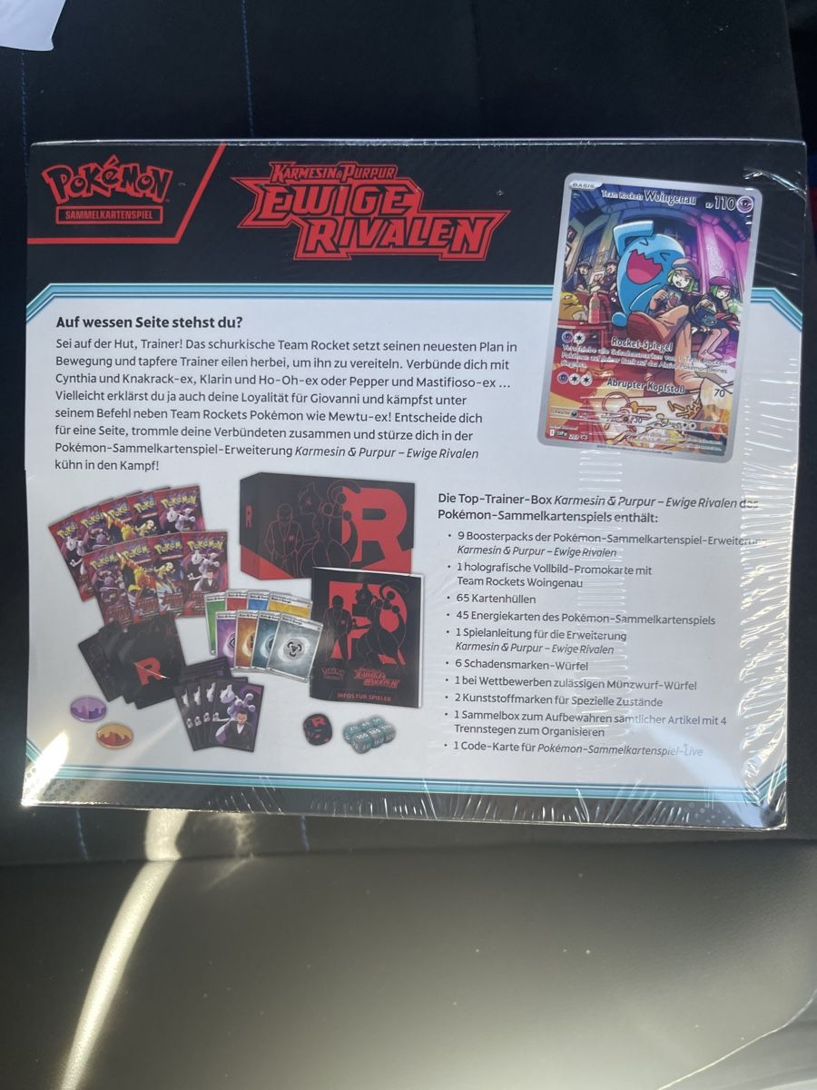 Pokémon Sammelbilder & Trading cards: Pokemon Ewige Rivalen top Trainer Box – Neu und originalverpackt aus Oberentfelden von Ismail.fenkci 1