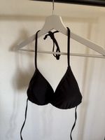 Bikini Oberteil schwarz zum Binden 