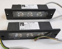 Hänsch LED-Heckwarnleuchte Typ 43, Blau – 12V – Paar