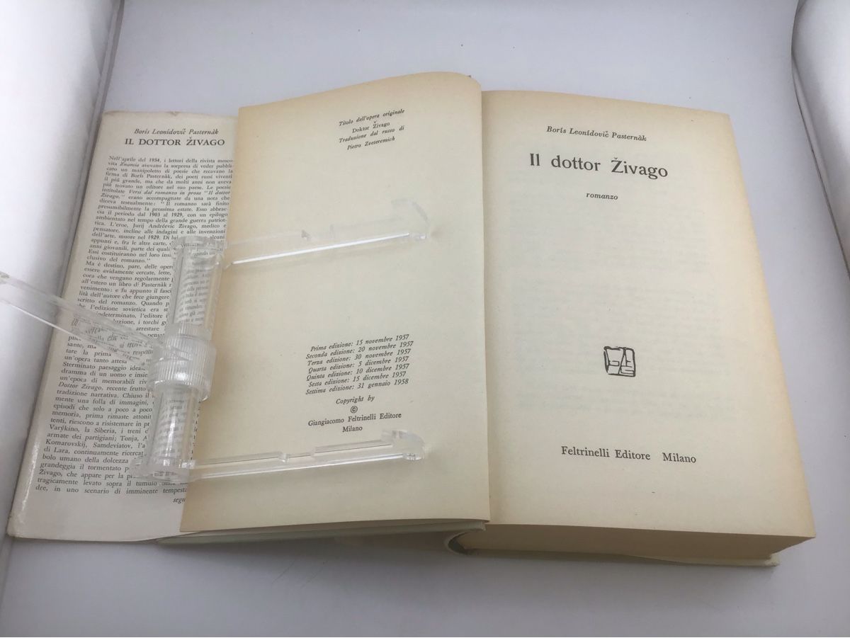 Libri: Il Dottor Zivago, romanzo, 1957 – Usato da Nods venduto da loredana18 1