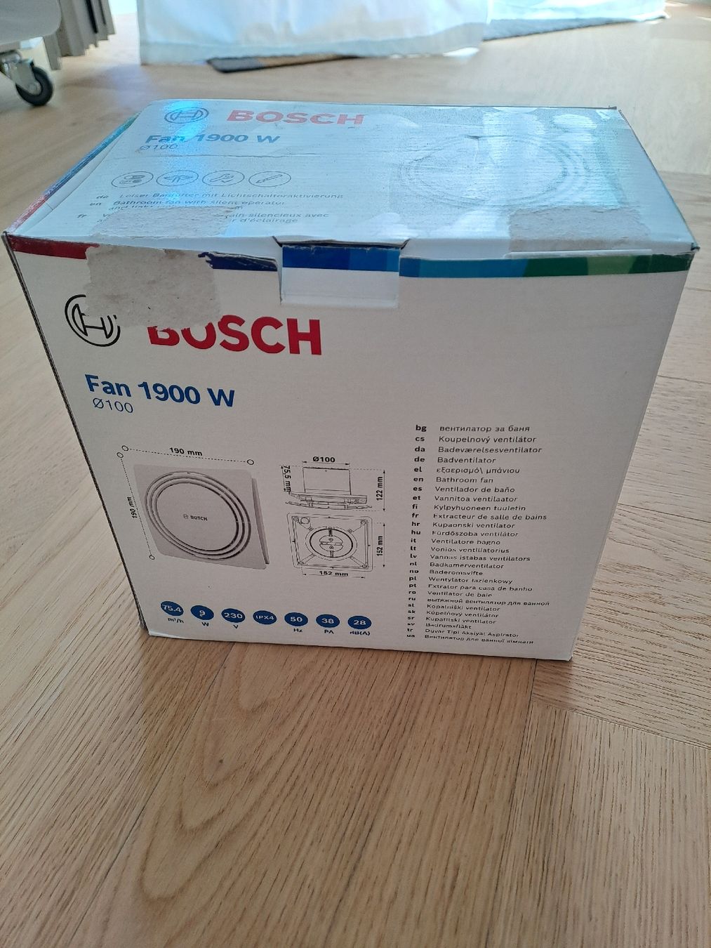 Ventilateurs: BOSCH Lüfter F1900 W 100  – Neuf (Voir description) à Burg im Leimental par Fridulin 2