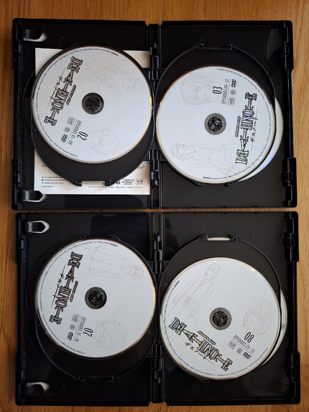 Tutti i DVDs: Death Note The Complete Series DVD Box Set gebraucht – Usato da Winterthur venduto da MaaKath 4