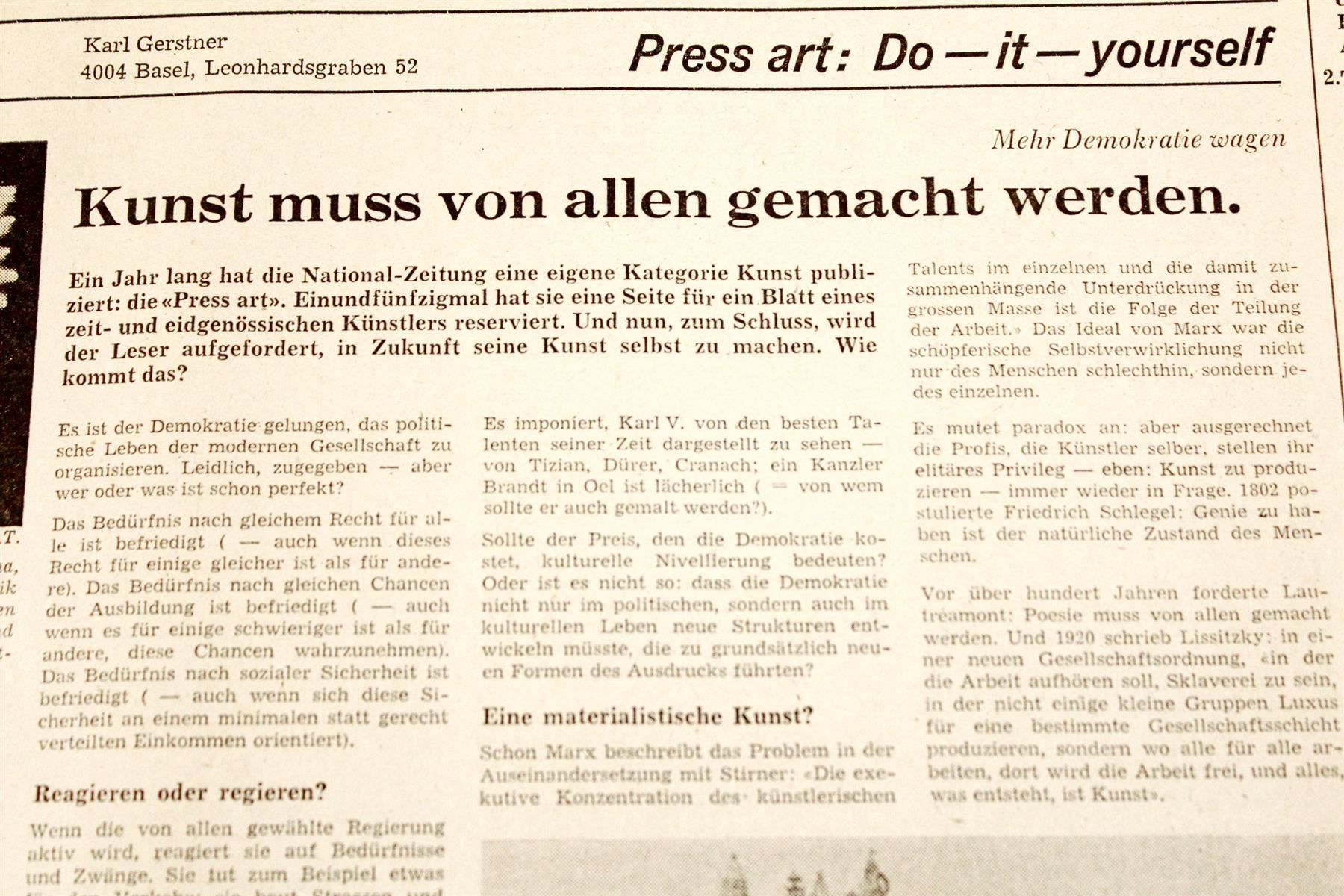 Gemälde: KARL GERSTNER (Schweiz, 1930-2017) – Gebraucht aus Bern von Arting 5
