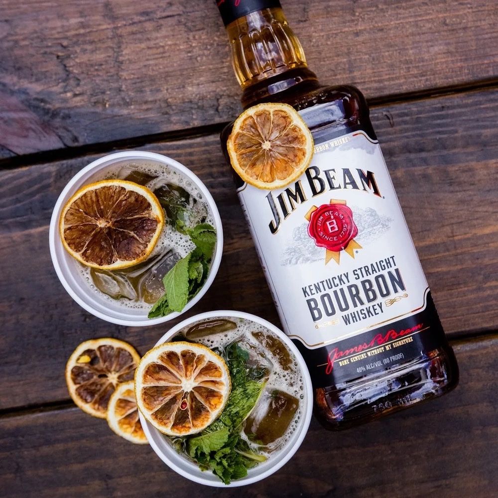 Bevande alcoliche: 70cl Whiskey Jim Beam Bourbon – Nuovo e nell'imballaggio originale da Bülach venduto da DEHAM 8