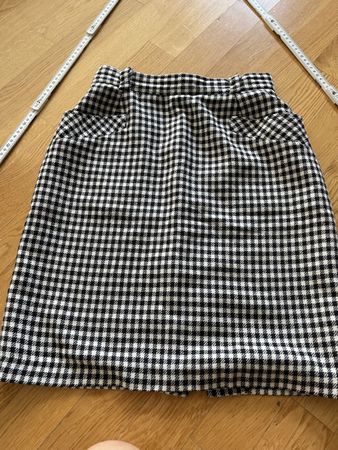 Rock Schicker Karorock Gr. 38 schwarz/weiss elegant