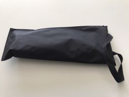 Gehhilfe Gehstock faltbar mit Tasche schwarz