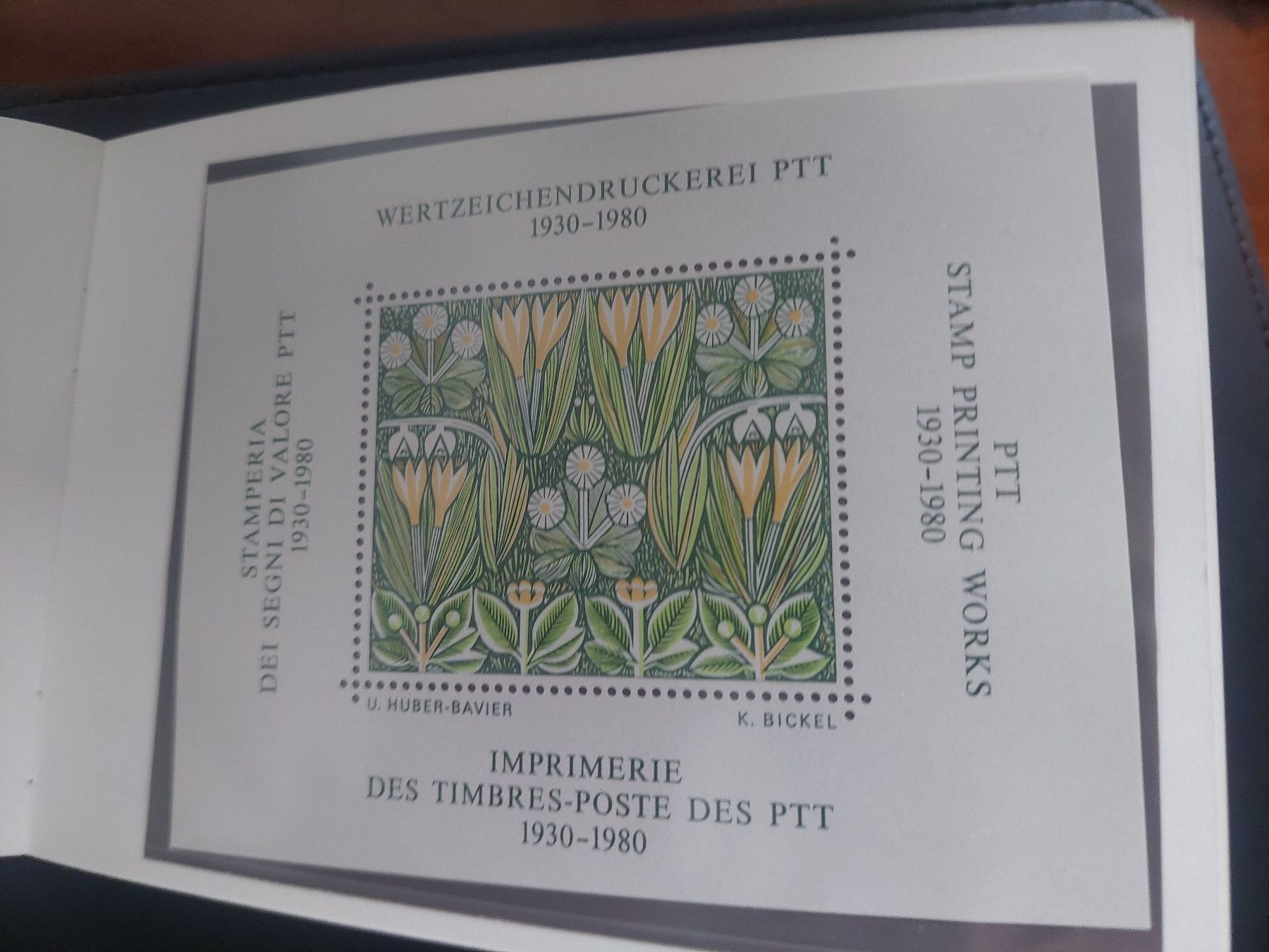 Tutti i francobolli: 1980** SOUVENIR PTT – Nuovo (secondo la descrizione) da Biel/Bienne venduto da Deboma 5